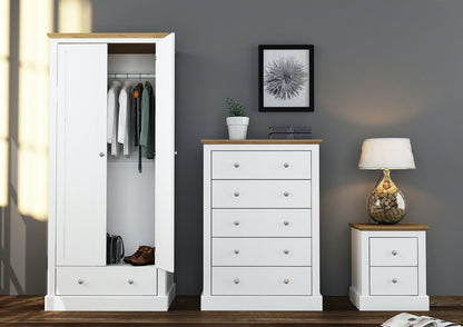 Dagwood 2 Door Wardrobe White