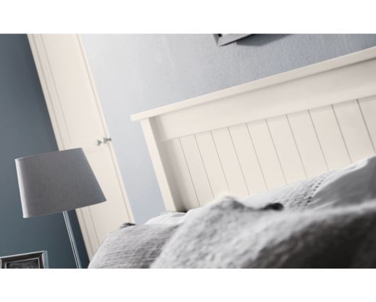 Maine Single Bed - Surf White