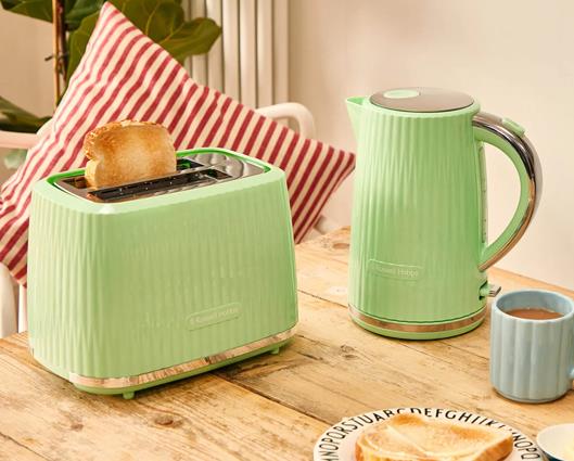 Russell Hobbs 2 Slice Eden Toaster Green