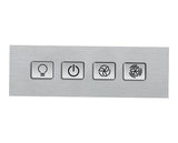 Hotpoint PHGC94FLMX 90cm Curved Glass Hood