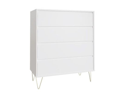 Maeve 4 Drawer Chest- White