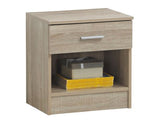 Original Nightstand with 1 Drawer-Oak