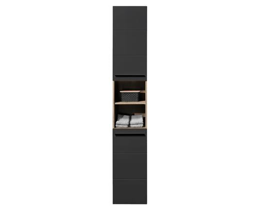 Vista Tall Cabinet Viking Oak & Black