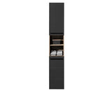 Vista Tall Cabinet Viking Oak & Black
