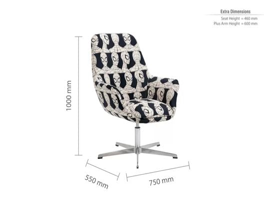 Spiderman Egg Swivel Chair