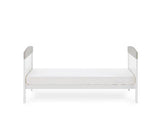 Koala Grey Cot Bed + Fibre Mattress