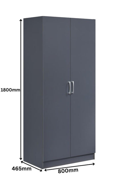 Highbury 3 Piece Bedroom Set - Dark Grey