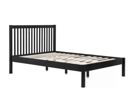 Nova Small Double Bed - Black