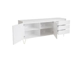 Maeve 2 Door 3 Drawer Cabinet- White