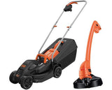 Black & Decker 32cm Electric Corded Lawnmower & GL250 Grass Strimmer
