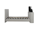 Plaza King TV Bed - Grey