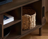 Axel Fluted TV Unit - Walnut