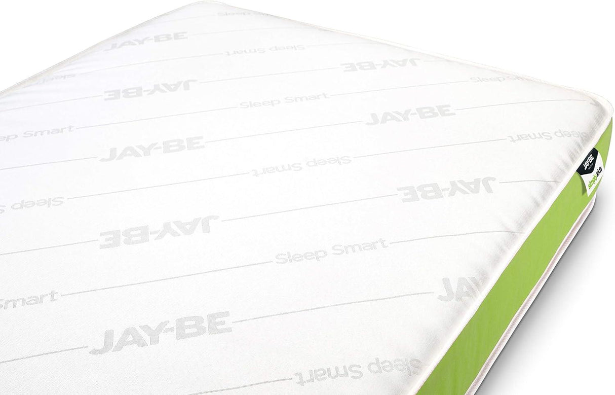 Jay-Be Simply Kids Anti-Allergy Foam Free Sprung Mattress-Single