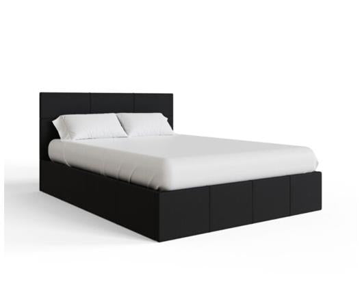 King End Lift Ottoman Bed-Black