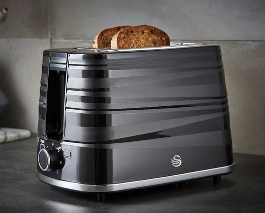 Swan Symphony 2 Slice Toaster Black
