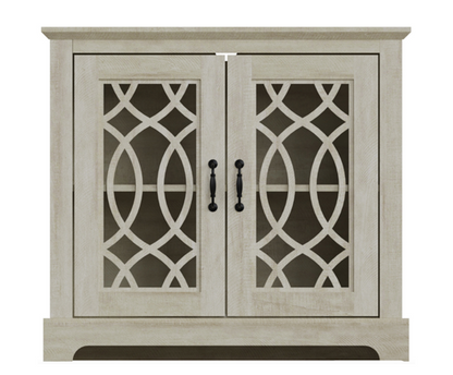 Angel 2 Door Sideboard- Dusty Grey & Oak