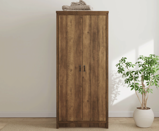 Baxter 2 Door Wardrobe- Knotty Oak