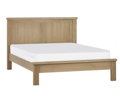 Memphis Double Bed - Limed Oak