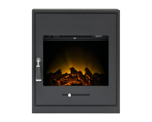 Oscar Inset Electric Stove in Black