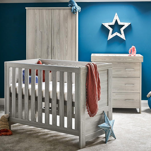 Nina Mini 3 Piece Room Set - Grey Wash & White