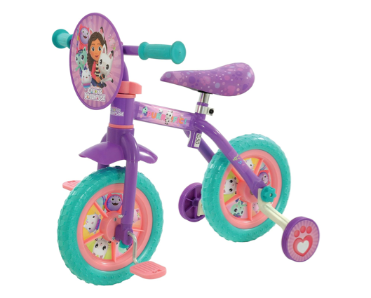 Gabby’s Doll House 2-in-1 10” Training Bike
