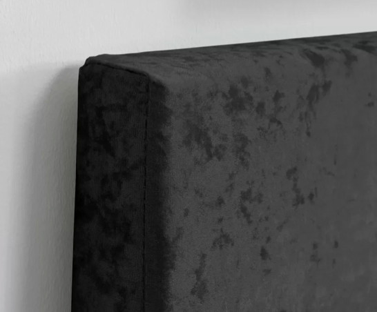 Beda Black Crushed Velvet King