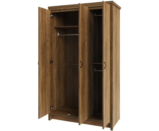 Baxter 3 Door Wardrobe- Knotty Oak