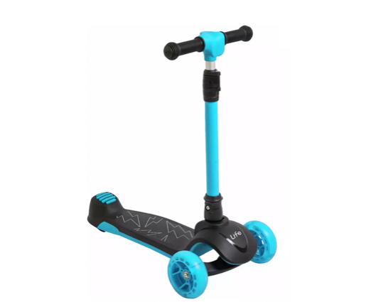 Li-Fe Trilogy Electric Tri-Scooter -Blue/Black