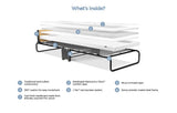 Jay-Be Revolution Folding Bed with Micro e-Pocket Sprung Mattress-Single