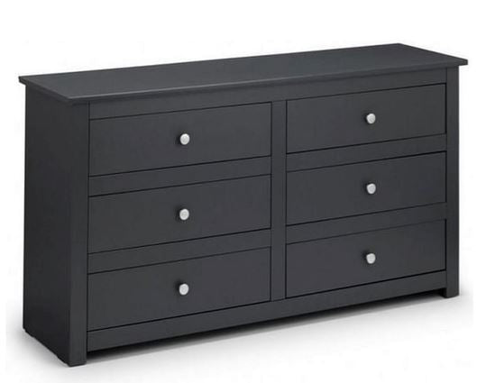 Cassini 6 Drawer Chest-Anthracite