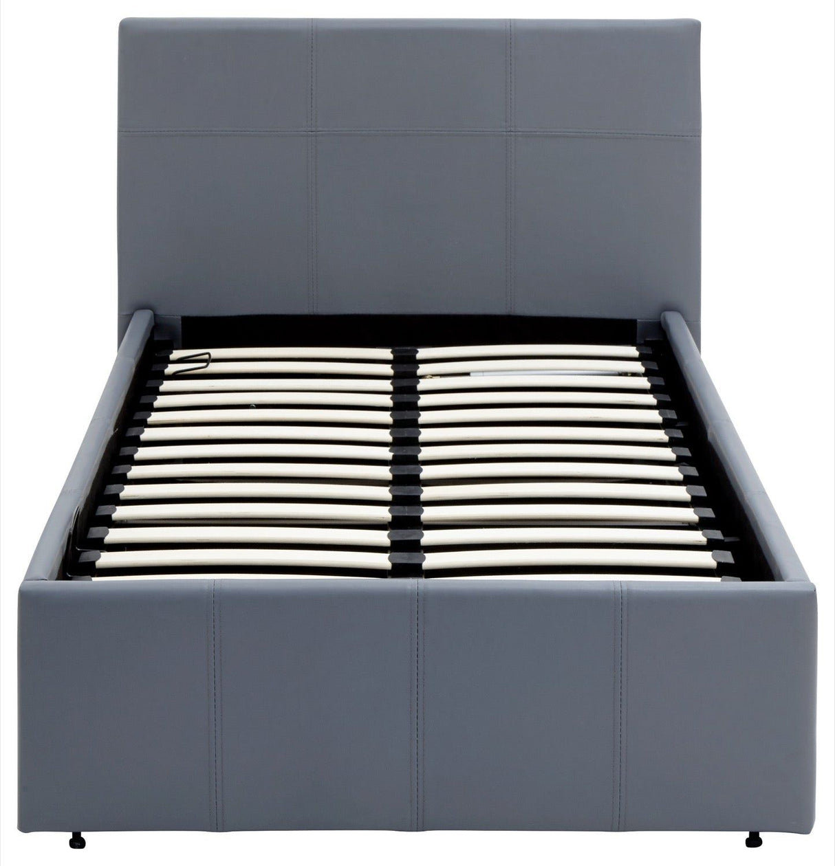 Serena Single Side Lift Ottoman Bed-Grey