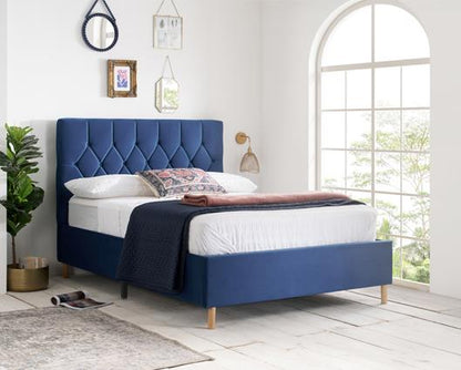 Loxley Small Double Bed - Blue