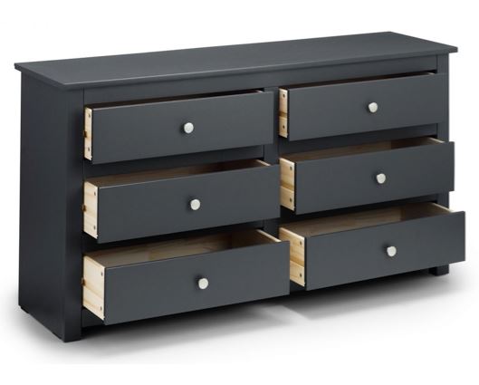 Cassini 6 Drawer Chest-Anthracite