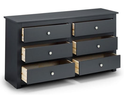 Cassini 6 Drawer Chest-Anthracite