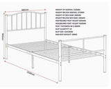 NEWTON 3' BED - BLACK