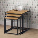 Heeze Nest of Tables-Natural Oak