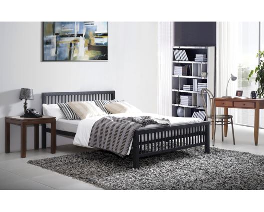 Meridian Double Bed Frame - Black