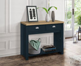 Harper 2 Drawer Console Table - Navy