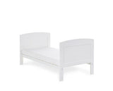 Grady Cot Bed + Fibre Mattress - White