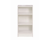 Small Narrow Bookcase-White