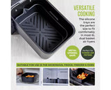 Set of 2 Silicone Rectangular Solid Trays
