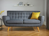 Largo 3 Seater Sofa Grey