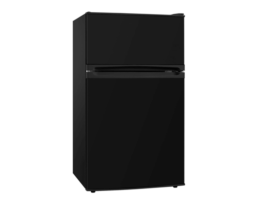 SIA UFF01BL 88L Under Counter 2 Door Fridge Freezer Black 