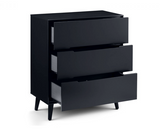 Langham 3 Drawer Chest - Anthracite