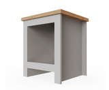 Lincoln Side Table- Light Grey
