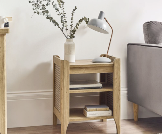 Saige Lamp Table With Removable Shelf