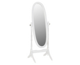 Clemence Cheval Mirror - White