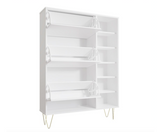 Maeve 3 Drawer Shoe Cabinet- White