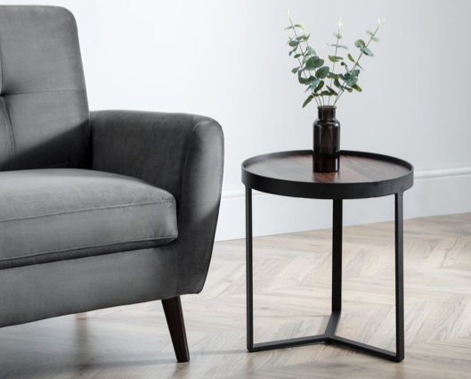 Laney Lamp Table-Walnut