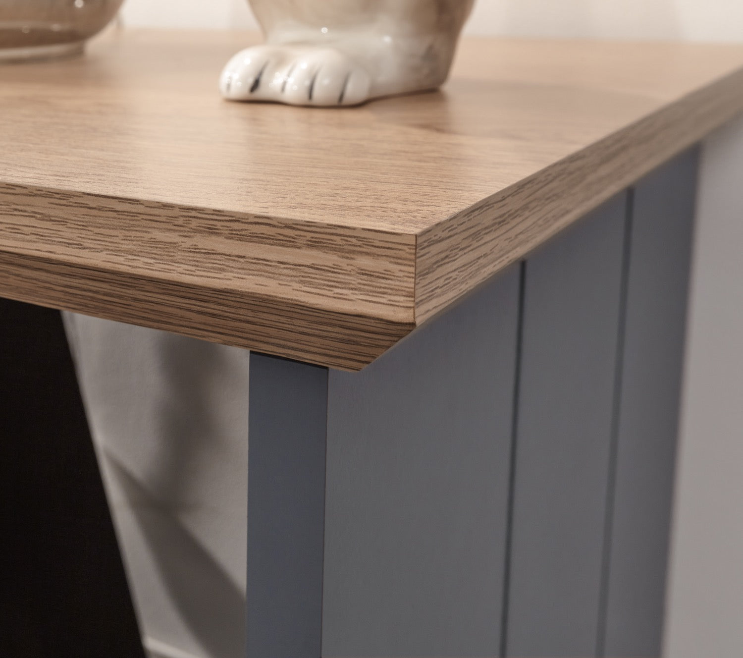 Kinsley Lamp Table-Blue